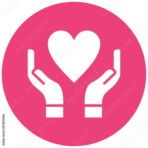 Caring Community vector icon. Can be used for Chemotherapy iconset.