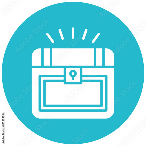 Treasure vector icon. Can be used for Ocean iconset.