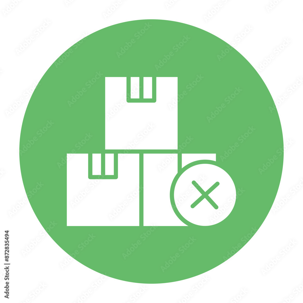 Out Of Stock vector icon. Can be used for Warehouse iconset. Out Of Stock vector icon. Can be used for Warehouse iconset.
