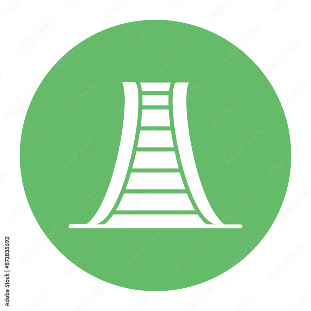 Escalator vector icon. Can be used for Supermarket iconset.