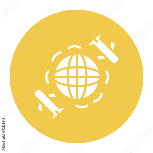 Worldwide Shipping vector icon. Can be used for Warehouse iconset.