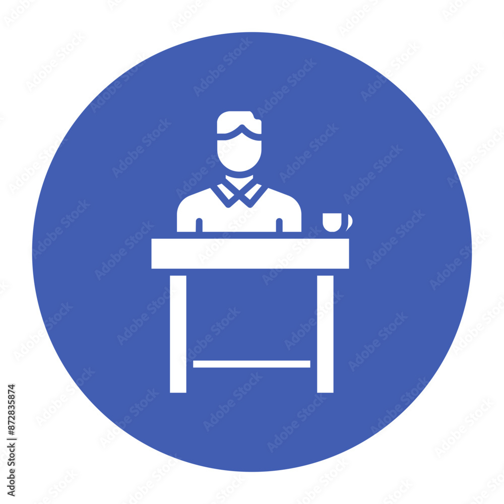 Teller vector icon. Can be used for Supermarket iconset. Teller vector icon. Can be used for Supermarket iconset.