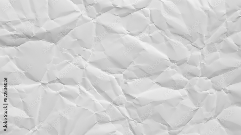 Wrinkled White Paper Texture Background Wrinkled White Paper Texture Background