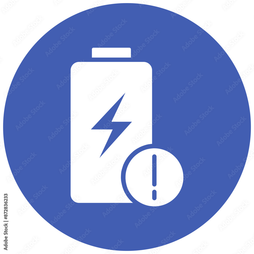 Error vector icon. Can be used for Battery and Power iconset. Error vector icon. Can be used for Battery and Power iconset.