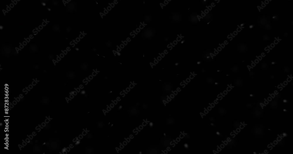 Shiny shimmering grain dust particles floating dark room 4K. Fluid abstract dust flying randomly realistic snow glare winter morning flare sparkles light background. VFX overlay asset steam mist bg
Shiny shimmering grain dust particles floating dark room 4K. Fluid abstract dust flying randomly realistic snow glare winter morning flare sparkles light background. VFX overlay asset steam mist bg