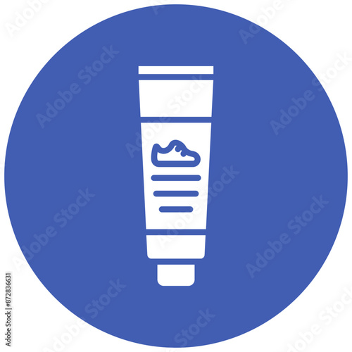 Polish Tube vector icon. Can be used for Shoemaker iconset.