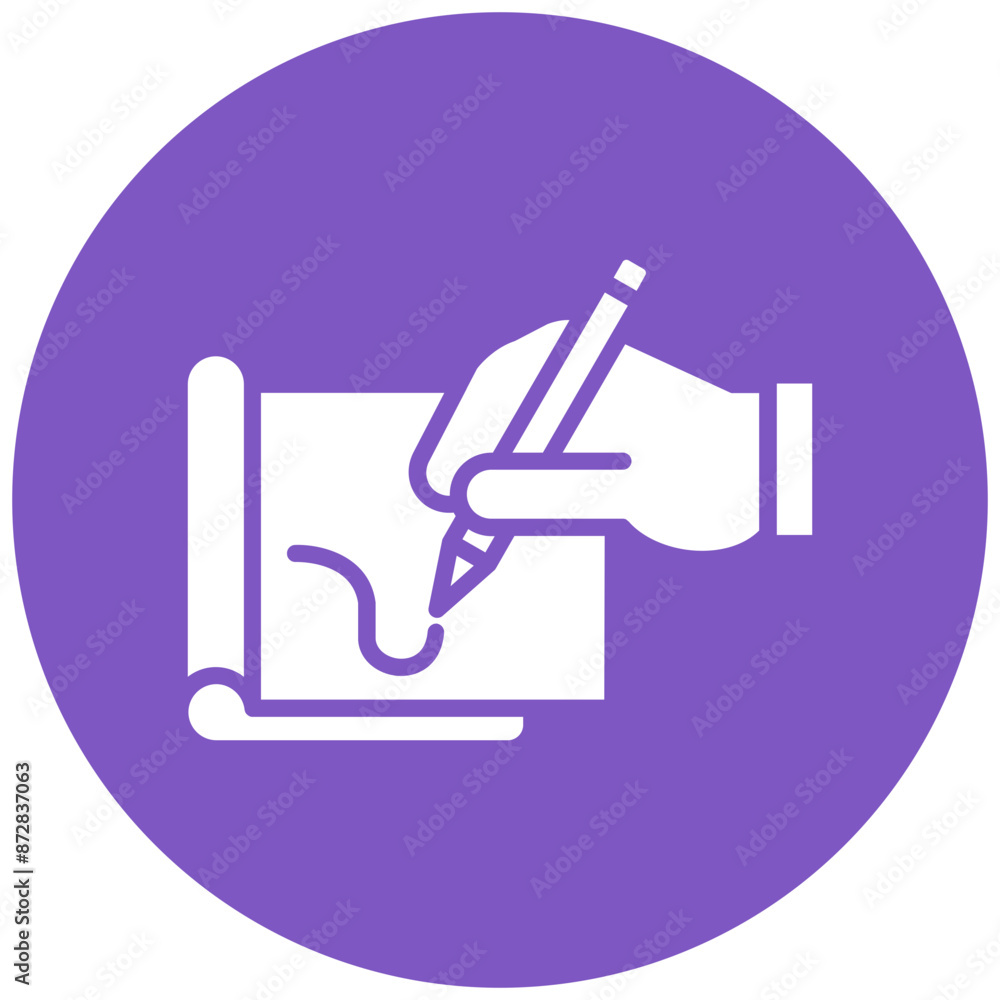 Drawing vector icon. Can be used for Art and Craft Supplies iconset. Drawing vector icon. Can be used for Art and Craft Supplies iconset.