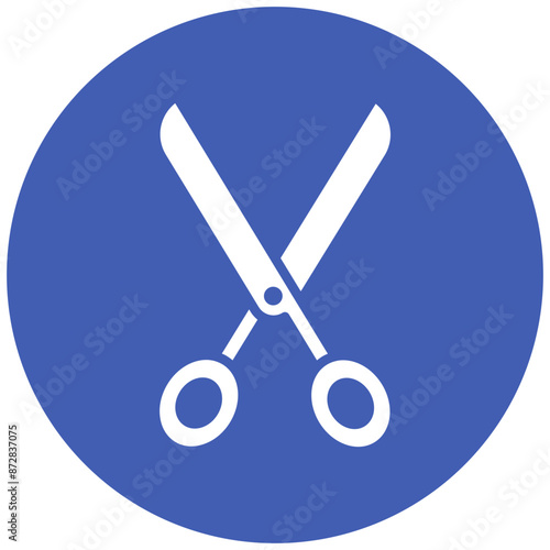 Scissor vector icon. Can be used for Art and Craft Supplies iconset.