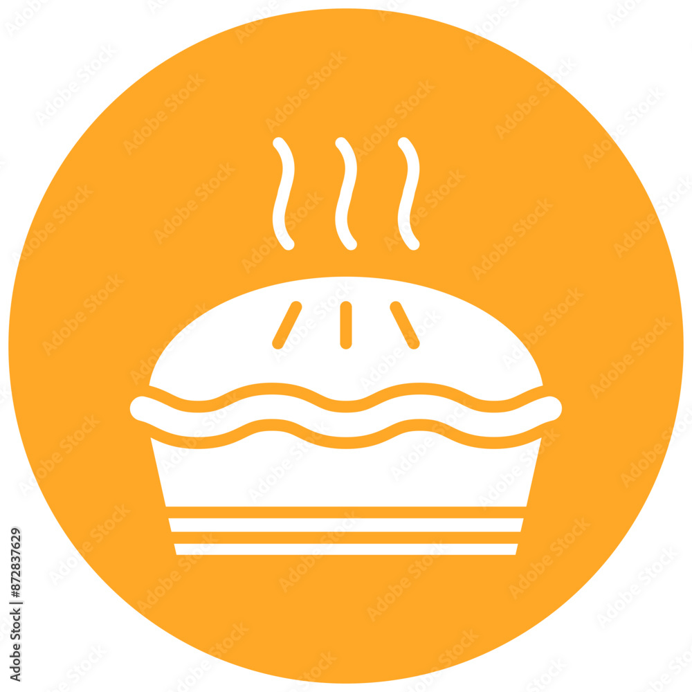 Pie vector icon. Can be used for Oktoberfest iconset. Pie vector icon. Can be used for Oktoberfest iconset.