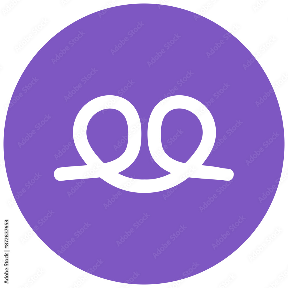 Pretzel vector icon. Can be used for Oktoberfest iconset. Pretzel vector icon. Can be used for Oktoberfest iconset.