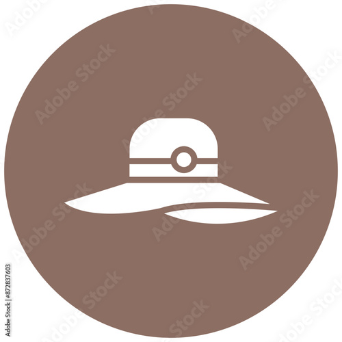 Women Hat vector icon. Can be used for Oktoberfest iconset.