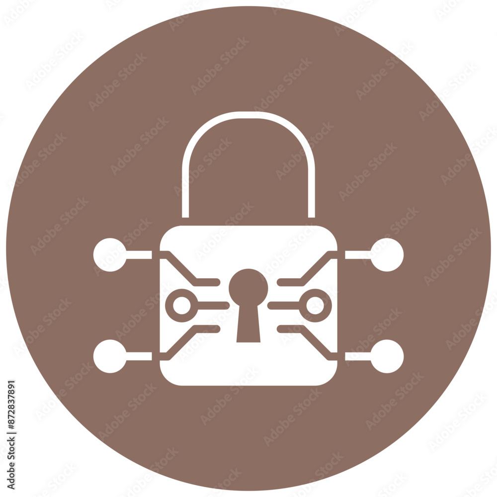 Cyber Security vector icon. Can be used for Biometrics iconset. Cyber Security vector icon. Can be used for Biometrics iconset.
