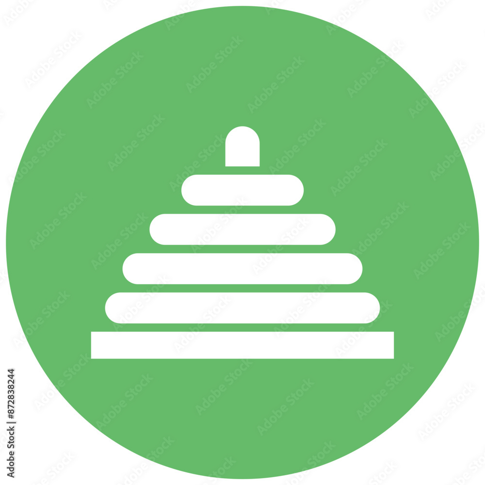 Stack Toy vector icon. Can be used for Baby Shower iconset. Stack Toy vector icon. Can be used for Baby Shower iconset.