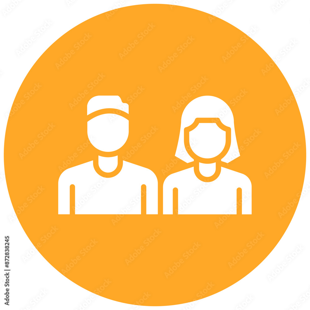 Parents vector icon. Can be used for Baby Shower iconset. Parents vector icon. Can be used for Baby Shower iconset.