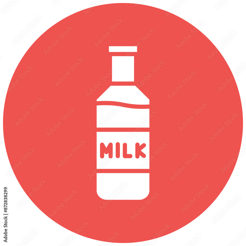 Milk Bottle vector icon. Can be used for Baby Shower iconset. Milk Bottle vector icon. Can be used for Baby Shower iconset.