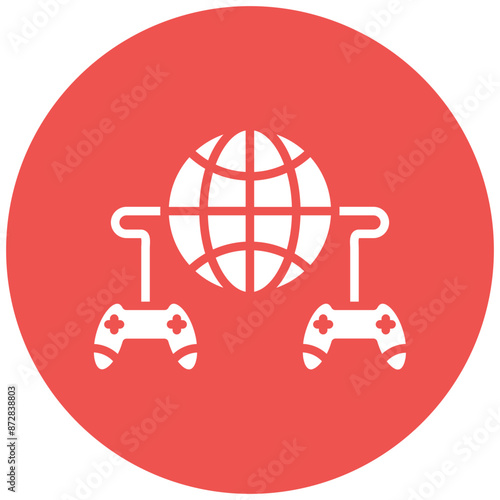 Multiplayer Games vector icon. Can be used for Bowling iconset.