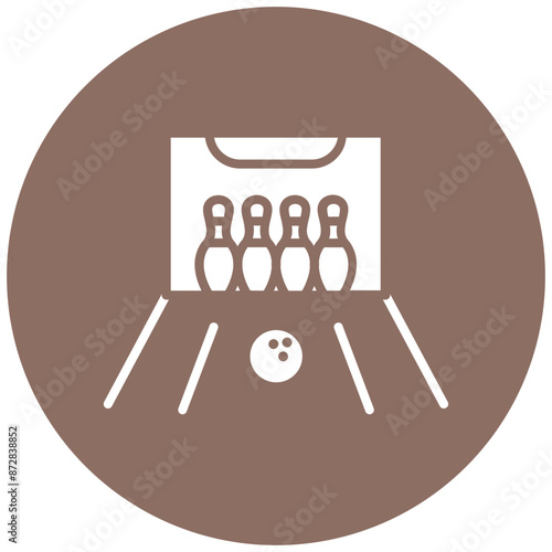 LAN Lounge vector icon. Can be used for Bowling iconset.