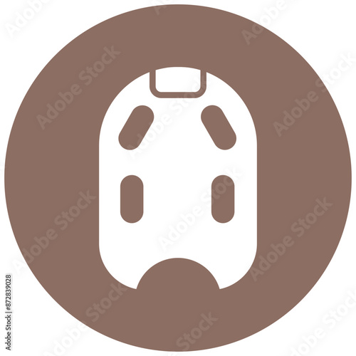 Kick Board vector icon. Can be used for Beach Resort iconset.