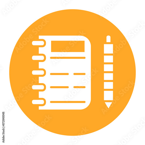 Notes vector icon. Can be used for Trading iconset.