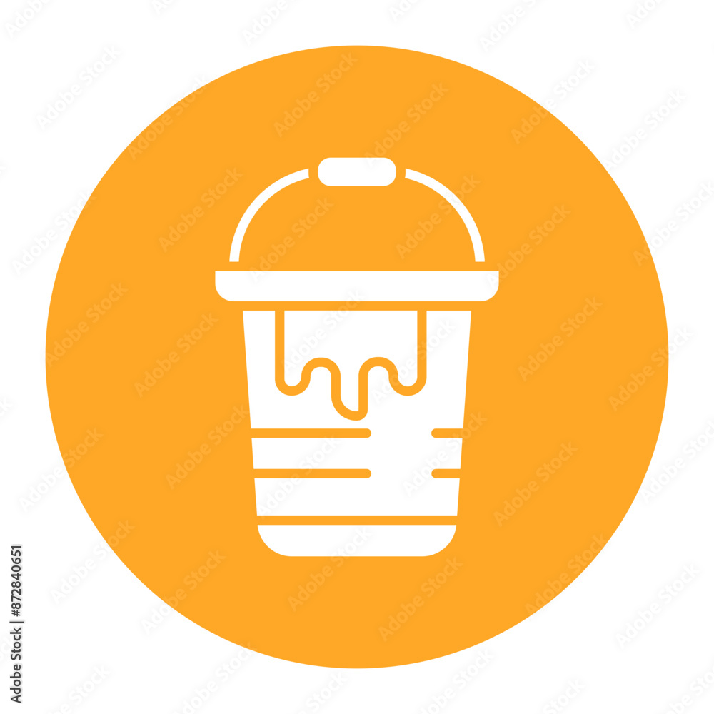 Bucket vector icon. Can be used for Laundry iconset. Bucket vector icon. Can be used for Laundry iconset.