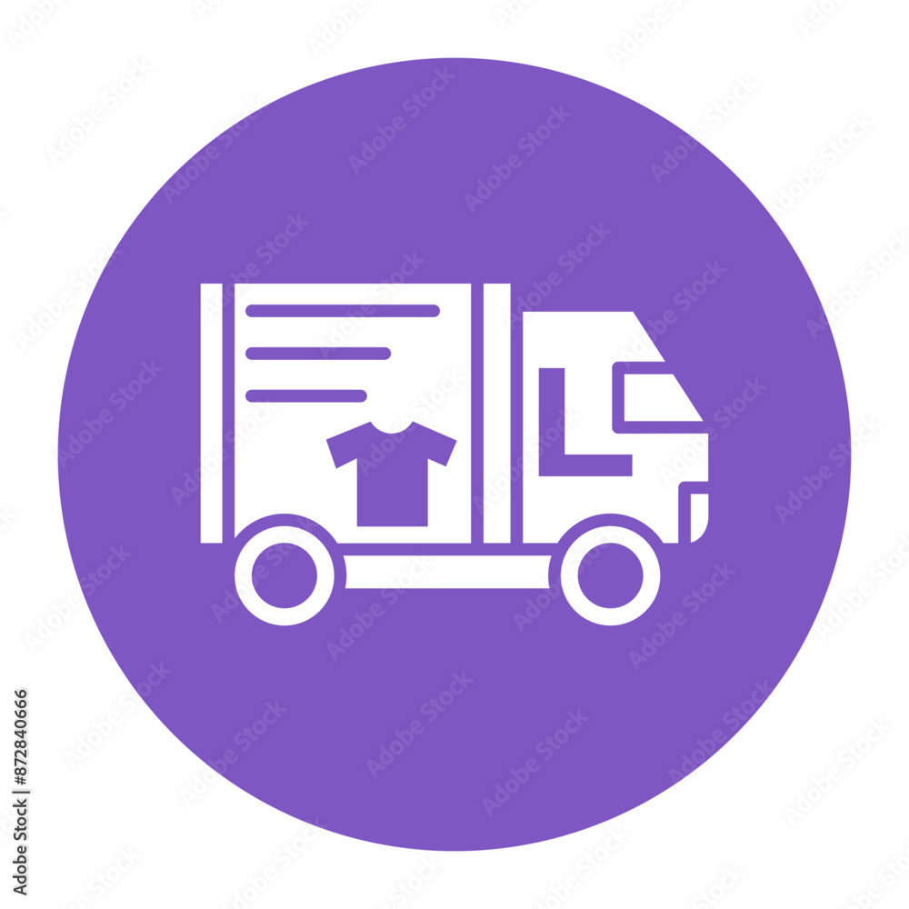 Delivery Truck vector icon. Can be used for Laundry iconset. Delivery Truck vector icon. Can be used for Laundry iconset.