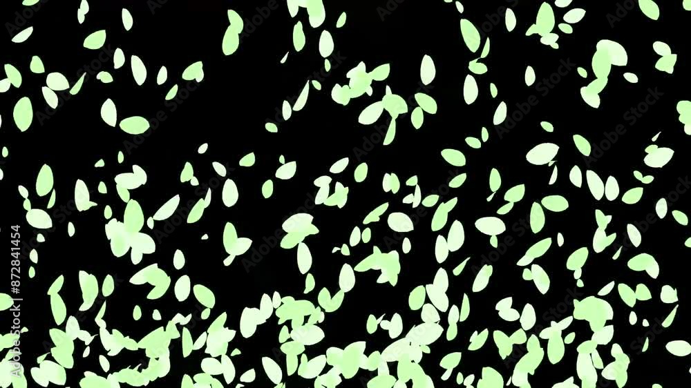 cherry blossom leaf leave flower petals falling down particle background cherry blossom leaf leave flower petals falling down particle background