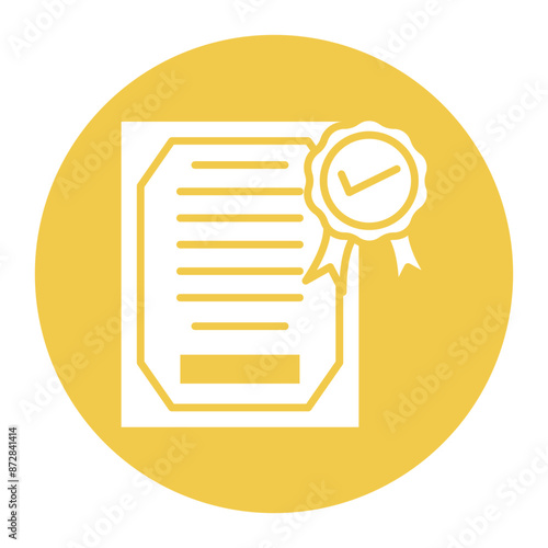 Articles Incorporation vector icon. Can be used for Credit And Loan iconset.