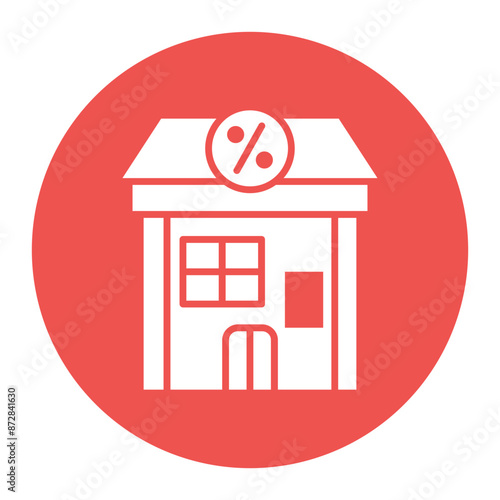 Floating Interest Rate vector icon. Can be used for Credit And Loan iconset.
