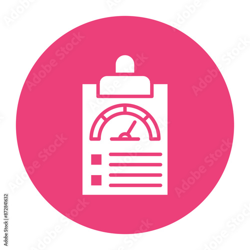 FICO Score vector icon. Can be used for Credit And Loan iconset.