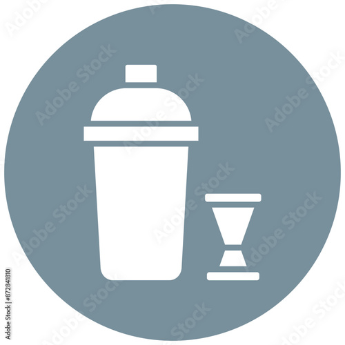 Cocktail Shaker vector icon. Can be used for Beverages iconset.