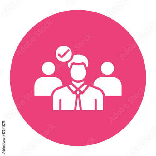 Business Leader vector icon. Can be used for Business and Finance iconset.