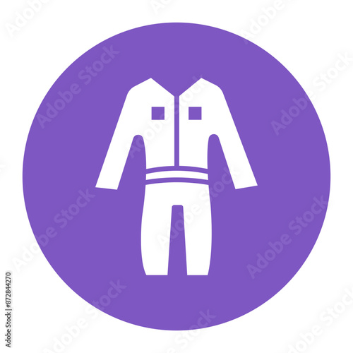 Coveralls vector icon. Can be used for Home Improvements iconset.