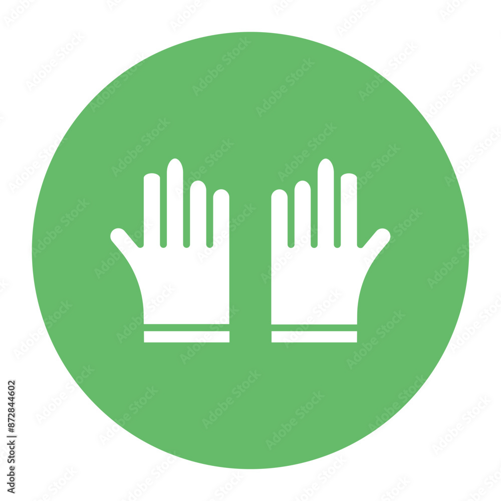 Protective Gloves vector icon. Can be used for Home Improvements iconset. Protective Gloves vector icon. Can be used for Home Improvements iconset.