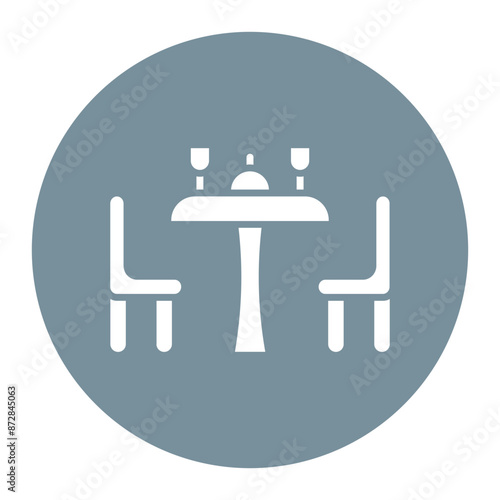 Dining vector icon. Can be used for Vacation Planning iconset.
