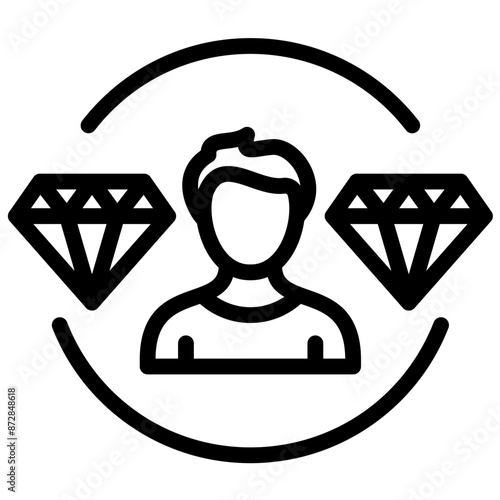 Luxury vector icon illustration of Lifestyles iconset.