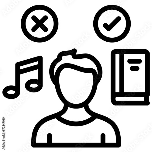 Alternative Lifestyle vector icon illustration of Lifestyles iconset.