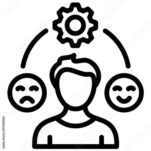 Behavior vector icon illustration of Lifestyles iconset.