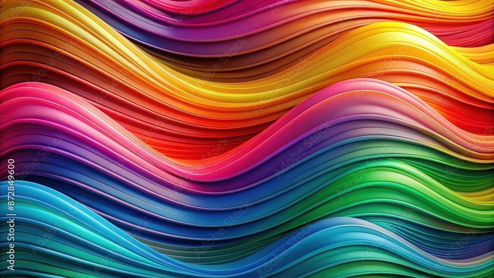 Abstract vision of multi-colored waves, folds, in the form of a background, colorful, abstract, waves, flow, background Abstract vision of multi-colored waves, folds, in the form of a background, colorful, abstract, waves, flow, background