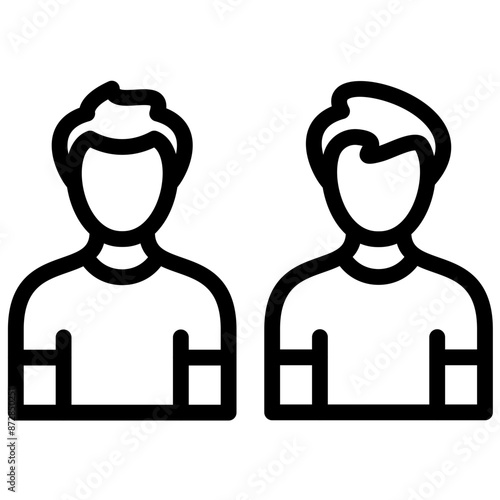Youth vector icon illustration of Protesting and Civil Disobedience iconset.