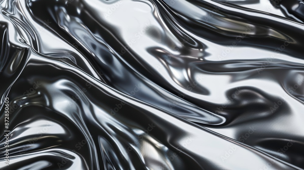 Liquid titanium pattern with a sleek Liquid titanium pattern with a sleek