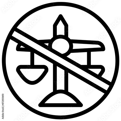 Injustice vector icon illustration of Protesting and Civil Disobedience iconset.
