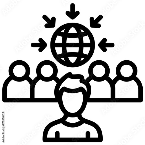 Impact vector icon illustration of Protesting and Civil Disobedience iconset.
