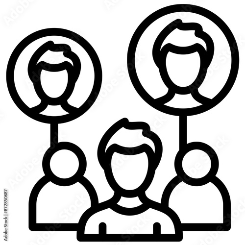 For vector icon illustration of Protesting and Civil Disobedience iconset.
