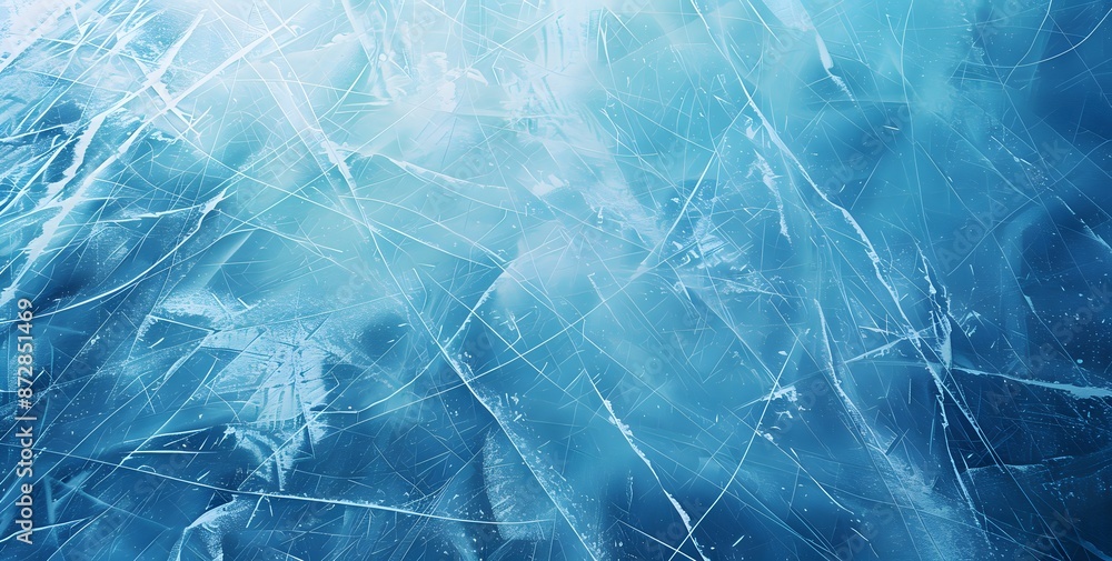 Scratched Ice Surface Texture Background