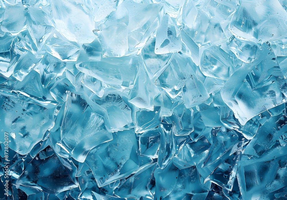 Abstract Blue Ice Texture Background Abstract Blue Ice Texture Background