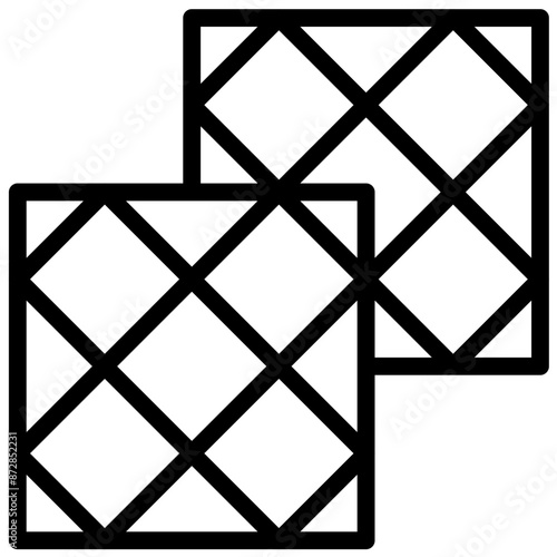Floor Tiles vector icon illustration of Home Improvements iconset.