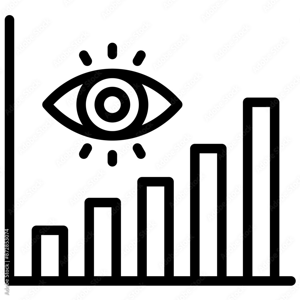 Vision vector icon illustration of Business & Economy iconset. Vision vector icon illustration of Business & Economy iconset.