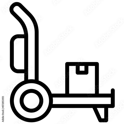 Box Carrier vector icon illustration of Business & Economy iconset.