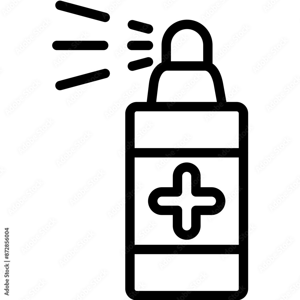 Antiseptic vector icon illustration of Pharmacy iconset. Antiseptic vector icon illustration of Pharmacy iconset.