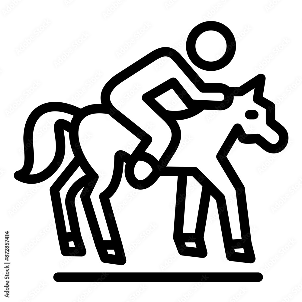 Siena Horse Race vector icon illustration of Italy iconset. Siena Horse Race vector icon illustration of Italy iconset.